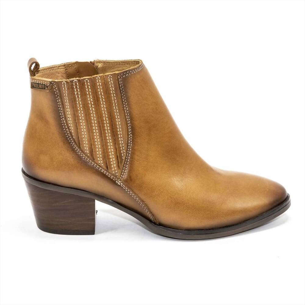NEW PIKOLINOS women's huelma boots in brandy